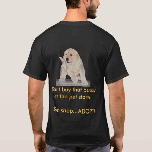 puppy t-shirt (Achterkant)