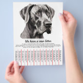 Puppy te koop flyer sjablonen (Hand)