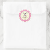 Puppy Tea Party | Retro Favor Stickers (Tas)