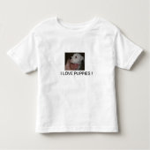 Puppy Toddler T-shirt (Voorkant)