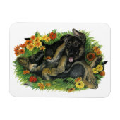 Puppy Tuin Magneet (Horizontaal)