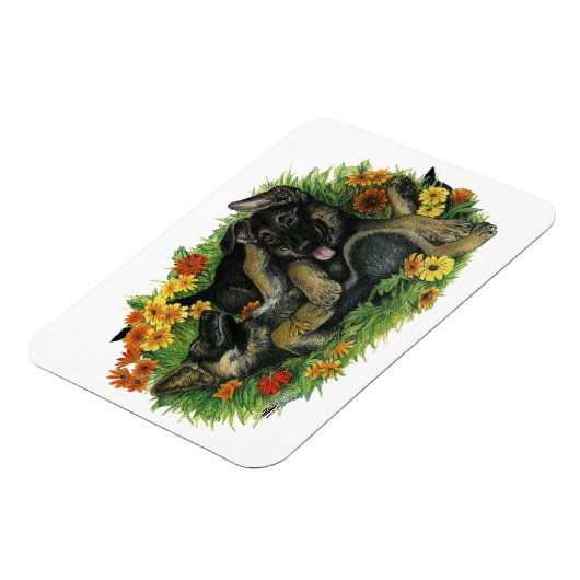 Puppy Tuin Magneet (Linkerzijde)