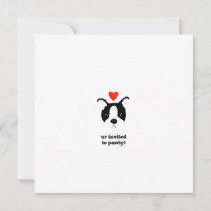 Puppy-uitnodigingen Kaart