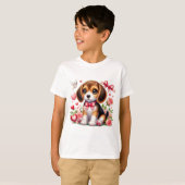 Puppy Valentijn 009 T-shirt (Voorkant volledig)