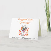  Puppy Valentijn Kaart! Feestdagen Kaart (Achterkant)