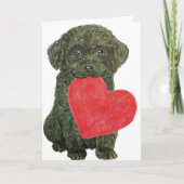 Puppy Valentijnsdag Card Kaart (Voorkant)