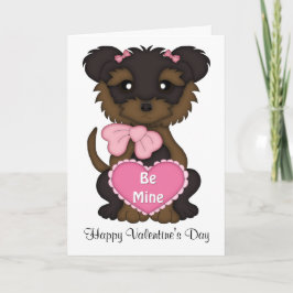 Puppy-Valentijnsdag Feestdagen Kaart