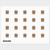 Puppy van de Yorkshire Terrier Sticker (Vel)