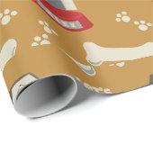 Puppy Verjaardag Paw-ty Cadeaupapier (Rol Hoek)