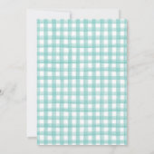 Puppy verjaardagsfeestuitnodiging Roze Kaart (Achterkant)