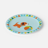 Puppy Verjaardagspapier Bord v2.0 (Gekanteld)