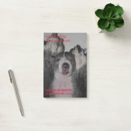 Puppy verkoop aantekeningen post-it® notes