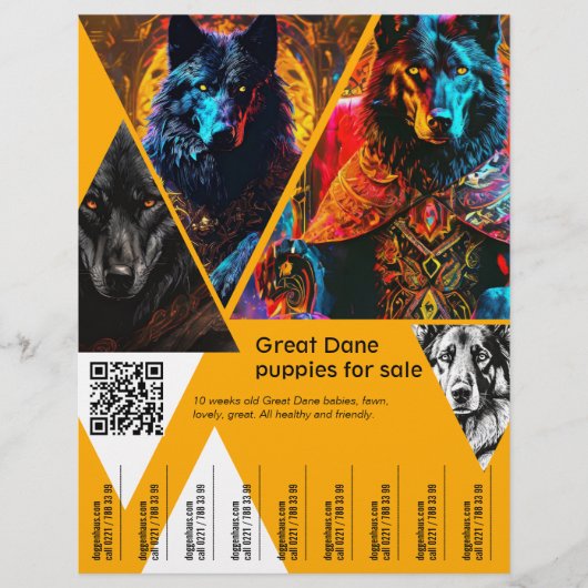 Puppy Verkoop Flyer (Voorkant)