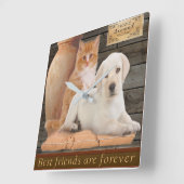 Puppy Vierkante Klok (Hoek)