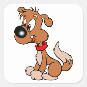 Puppy Vierkante Sticker