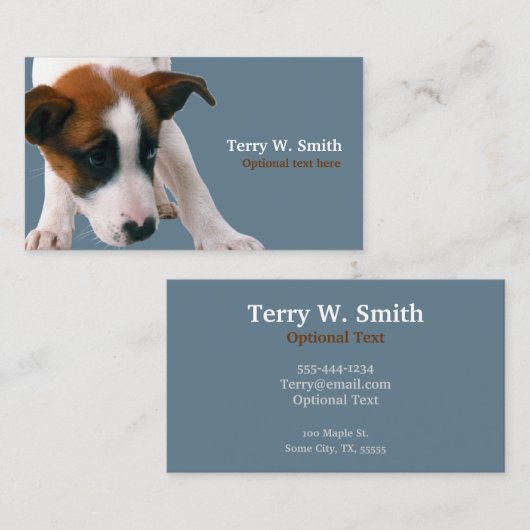 Puppy Visitekaartje (Voorkant / Achterkant)