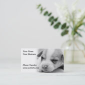 Puppy Visitekaartje (Staand voorkant)