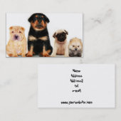 Puppy Visitekaartje (Voorkant / Achterkant)