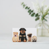 Puppy Visitekaartje (Staand voorkant)