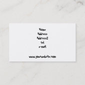 Puppy Visitekaartje (Achterkant)