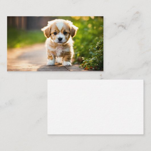 Puppy Visitekaartje (Voorkant / Achterkant)