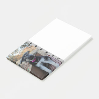 Puppy Wachten op Stairs na-it notities Post-it® Notes