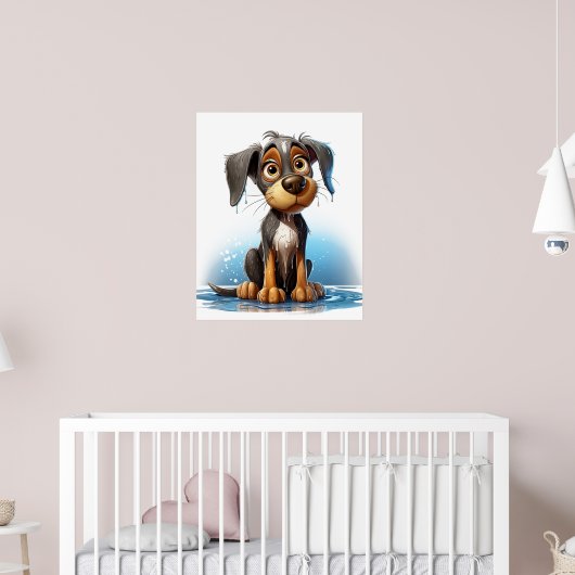 Puppy Wall Art Poster (Kinderkamer 2)