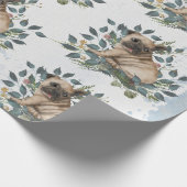 Puppy Waterverf Cadeaupapier (Hoek)