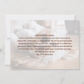 Puppy Welkom Terug naar School Bericht Kaarten (Achterkant)