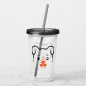 Puppy Wink Acryl Drinkbeker (Achterkant)