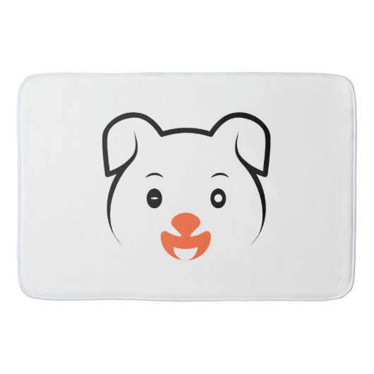 Puppy Wink Badmat (Voorkant)