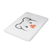 Puppy Wink Badmat (Gekanteld)