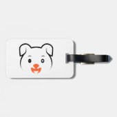 Puppy Wink Bagagelabel (Achterkant horizontaal)