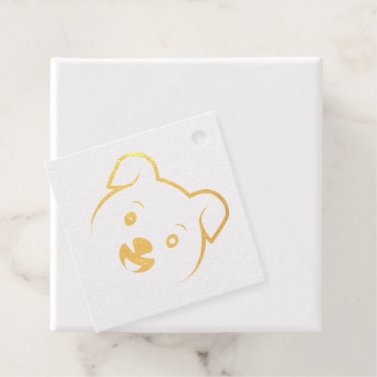 Puppy Wink Bedankjes Labels (Met doos)