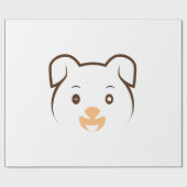 Puppy Wink Cadeaupapier (Vlak)
