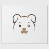 Puppy Wink Cadeaupapier (Vlak)