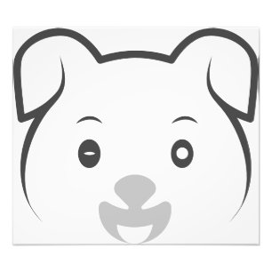 Puppy Wink Foto Afdruk