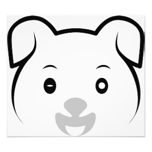 Puppy Wink Foto Afdruk