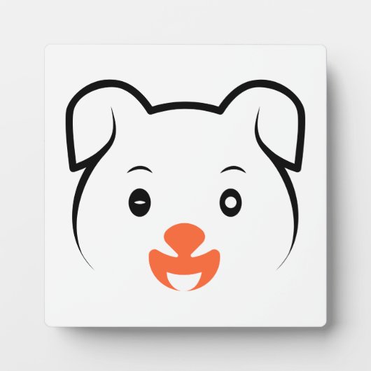 Puppy Wink Fotoplaat (Voorkant)