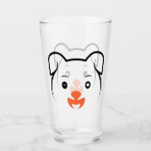 Puppy Wink Glas (Voorkant)