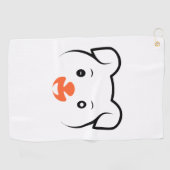 Puppy Wink Golfhanddoek (Horizontaal)