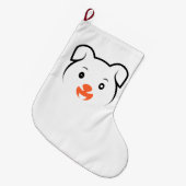 Puppy Wink Grote Kerstsok (Voorkant (Hangend))