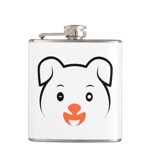 Puppy Wink Heupfles (Voorkant)