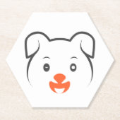 Puppy Wink Kartonnen Onderzetters (Voorkant)