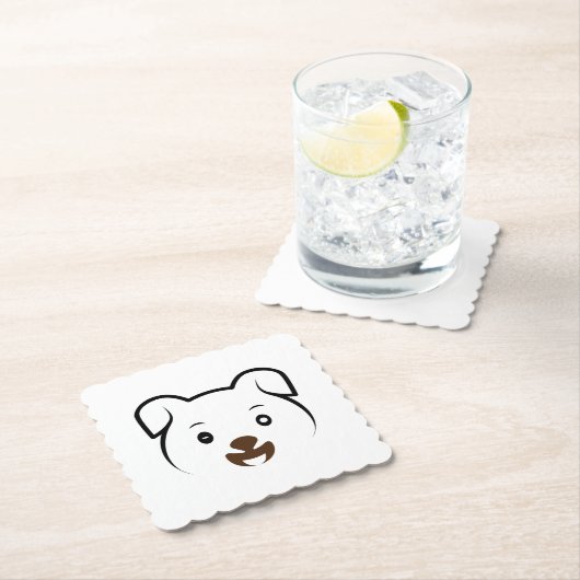 Puppy Wink Kartonnen Onderzetters (Insitu)