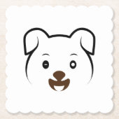 Puppy Wink Kartonnen Onderzetters (Voorkant)