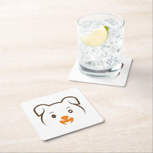 Puppy Wink Kartonnen Onderzetters