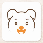 Puppy Wink Kartonnen Onderzetters (Voorkant)