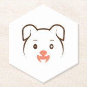 Puppy Wink Kartonnen Onderzetters (Voorkant)