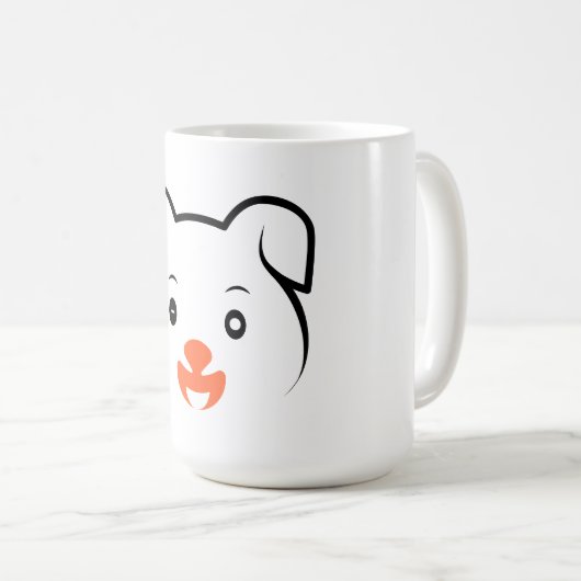 Puppy Wink Koffiemok (Voorkant rechts)